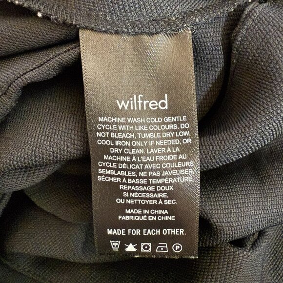 Wilfred Aritzia Ecoulement Romper Women's 4 Black Tie Waist Cut Out Sleeveless - Picture 13 of 14